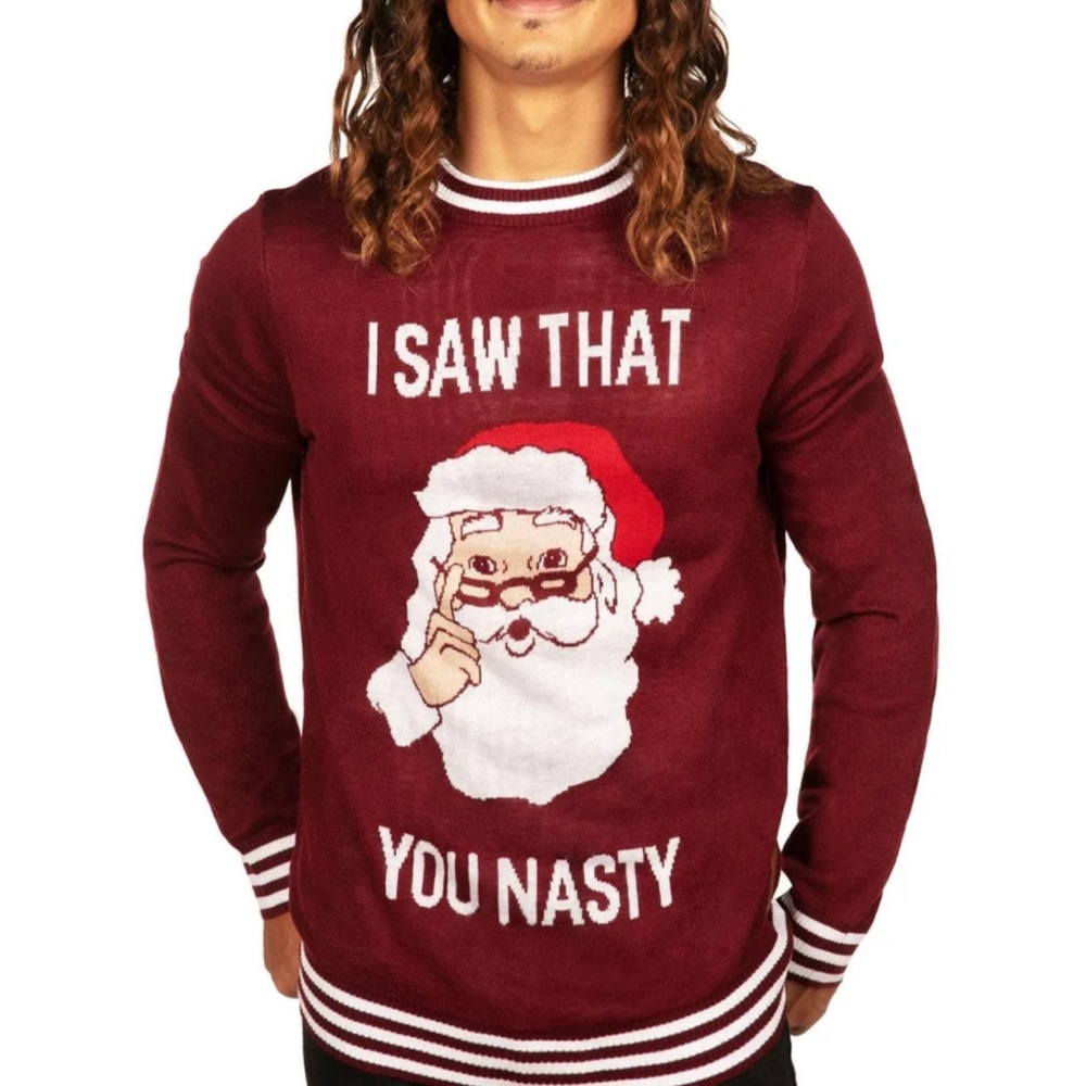 Tipsy Elves YOU NASTY UGLY CHRISTMAS SWEATER NWT (E-17)